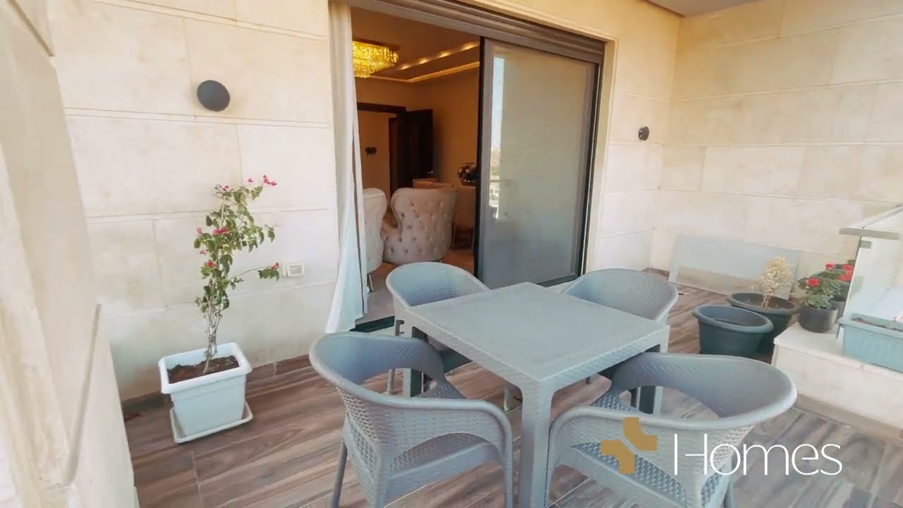 شقة اخير مع روف دوبلكس مفروشة باطلالة عالية للبيع في الظهير- عمان- الاردن