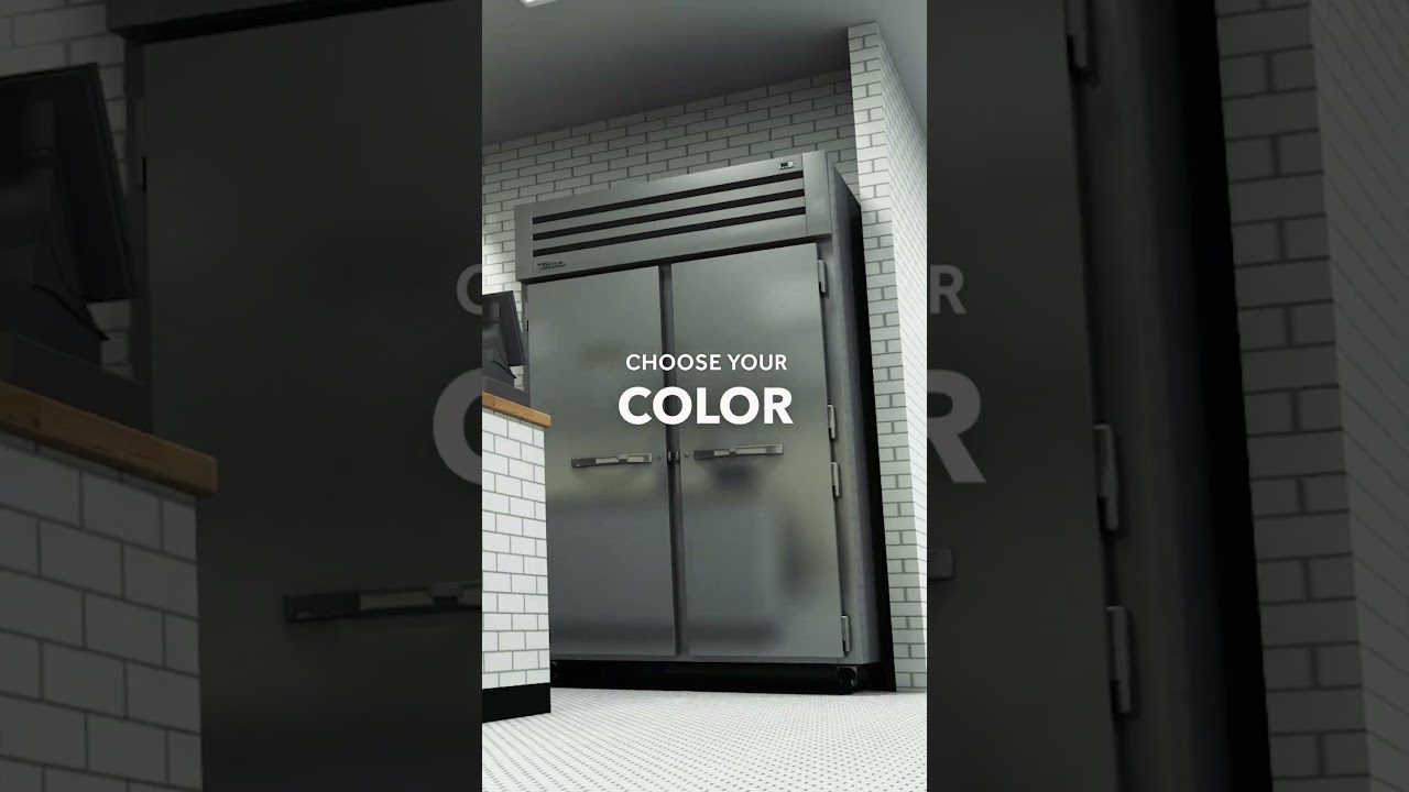 Custom finishes that bring bold style to commercial refrigeration. #TrueRefrigeration