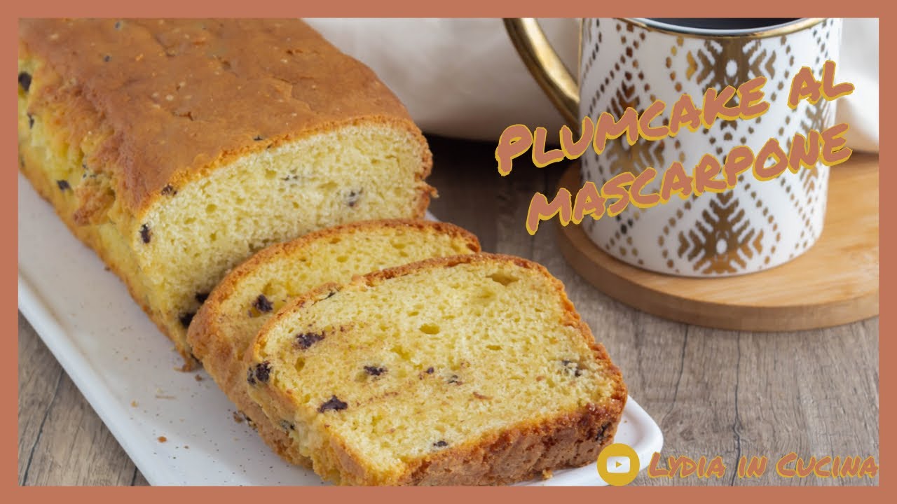 PLUMCAKE al MASCARPONE con gocce di CIOCCOLATO