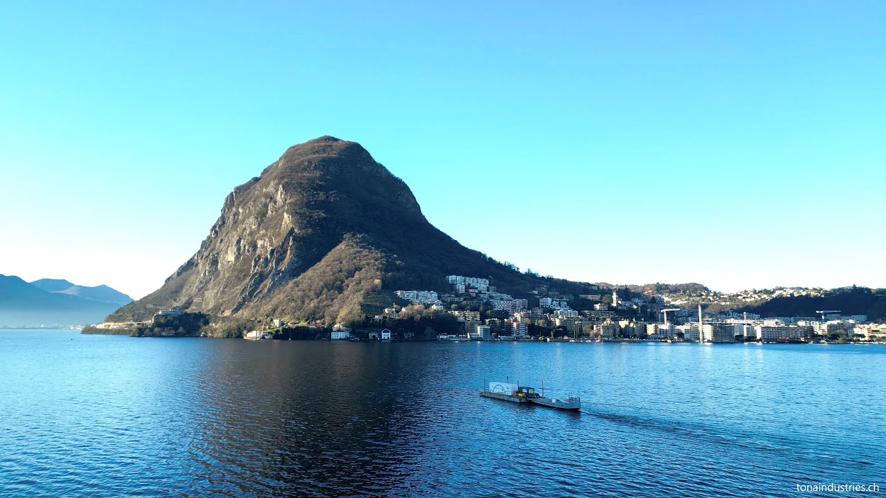 Trasporti particolari sul lago Ceresio per i lavori preliminari di ammodernamento dell&rsquo;acquedotto