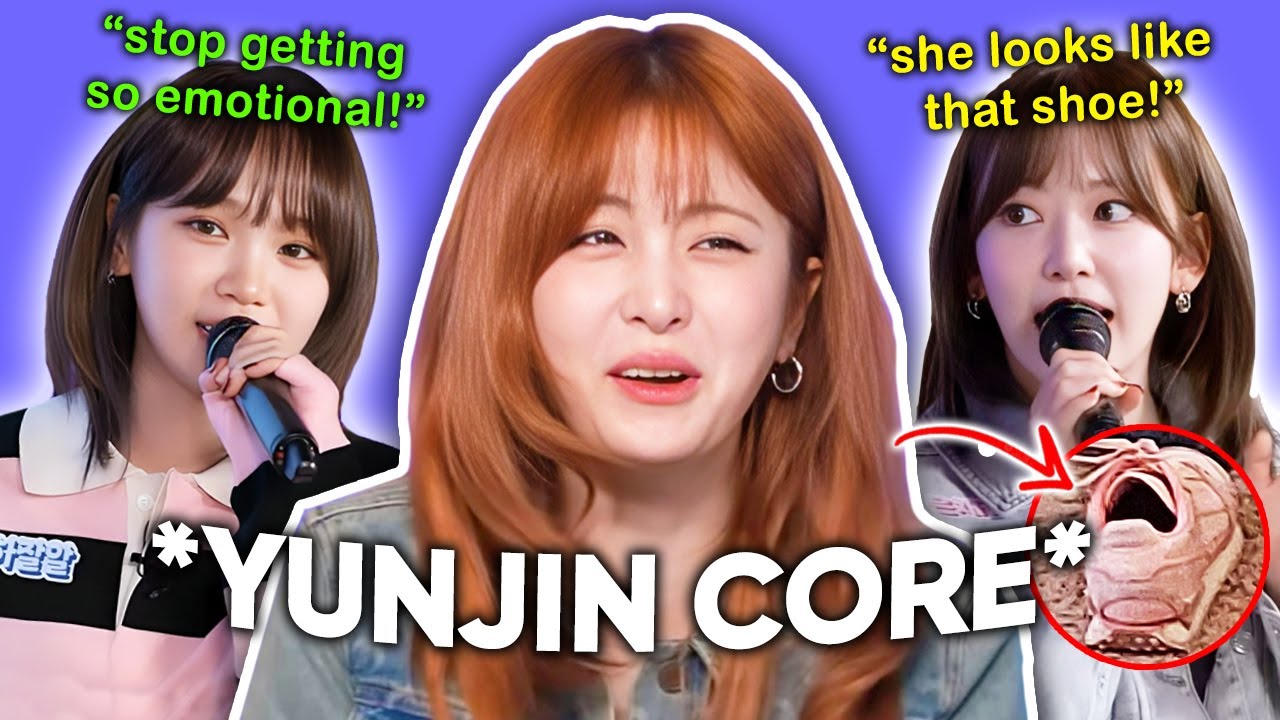 Le sserafim tormenting YUNJIN by roasting her for 3 mins. straight