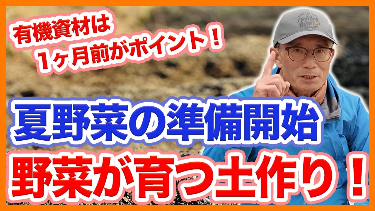 家庭菜園や農園の夏野菜栽培でしっかり育つ土作り！1ケ月前から始める理由と夏野菜の育て方！【農家直伝】