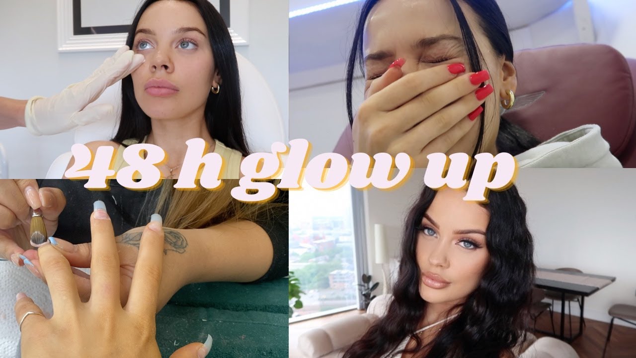 48 HOUR GLOW UP - 🐱 WAX, FILLER, NAILS, HAIR ETC