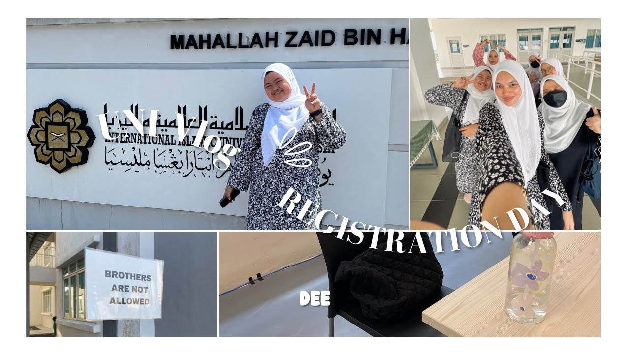 ep 2 || IIUM PAGOH , registration day; house and room tour , d-1 tawe 𐙚✮⋆˙