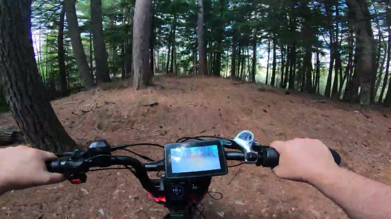 Trail Riding on the Ebike ( Ariel Rider Grizzly )