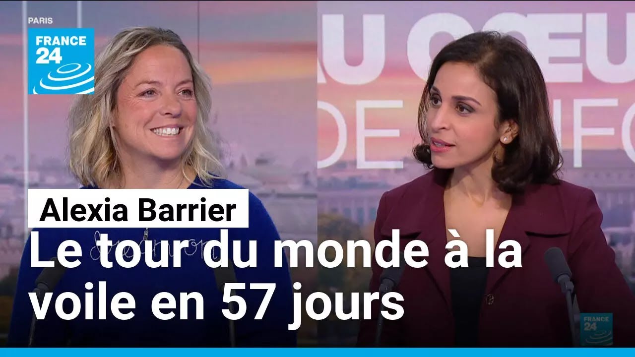 Alexia Barrier: "pendant 57 jours, j'ai retenu mon souffle" • FRANCE 24