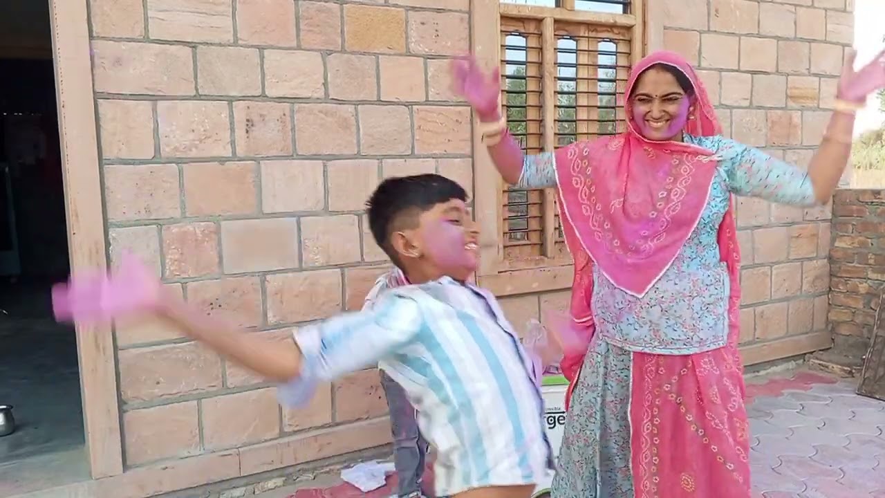 होली पर मजाक भारी पड़ गया 😂🥰🥰