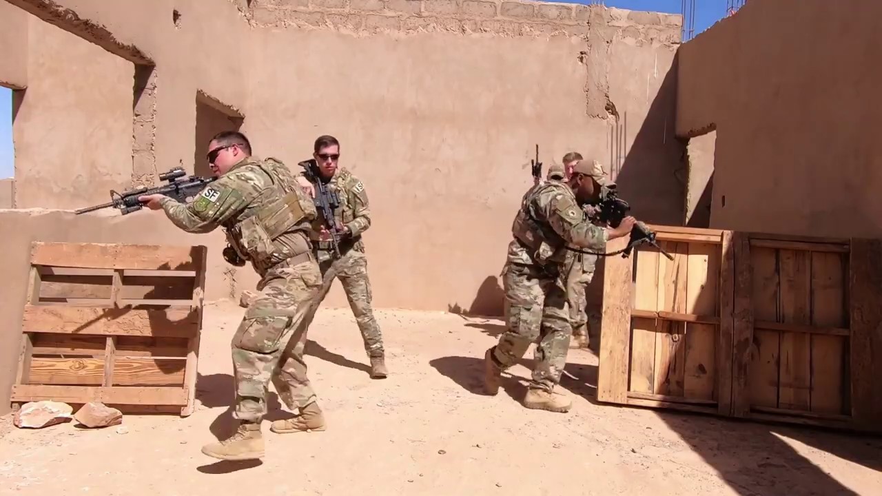 USAF Security Forces Conduct Close Quarters Battle