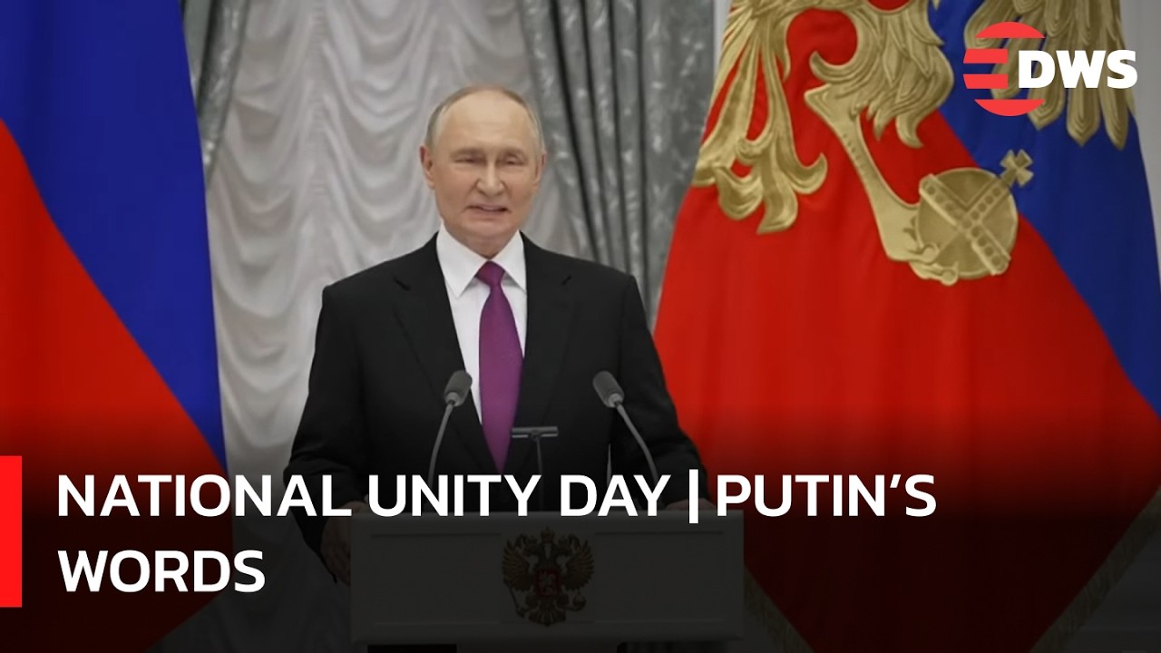 Putin&rsquo;s Powerful Address on National Unity Day | Message to the Russian People | DWS News | AQ14