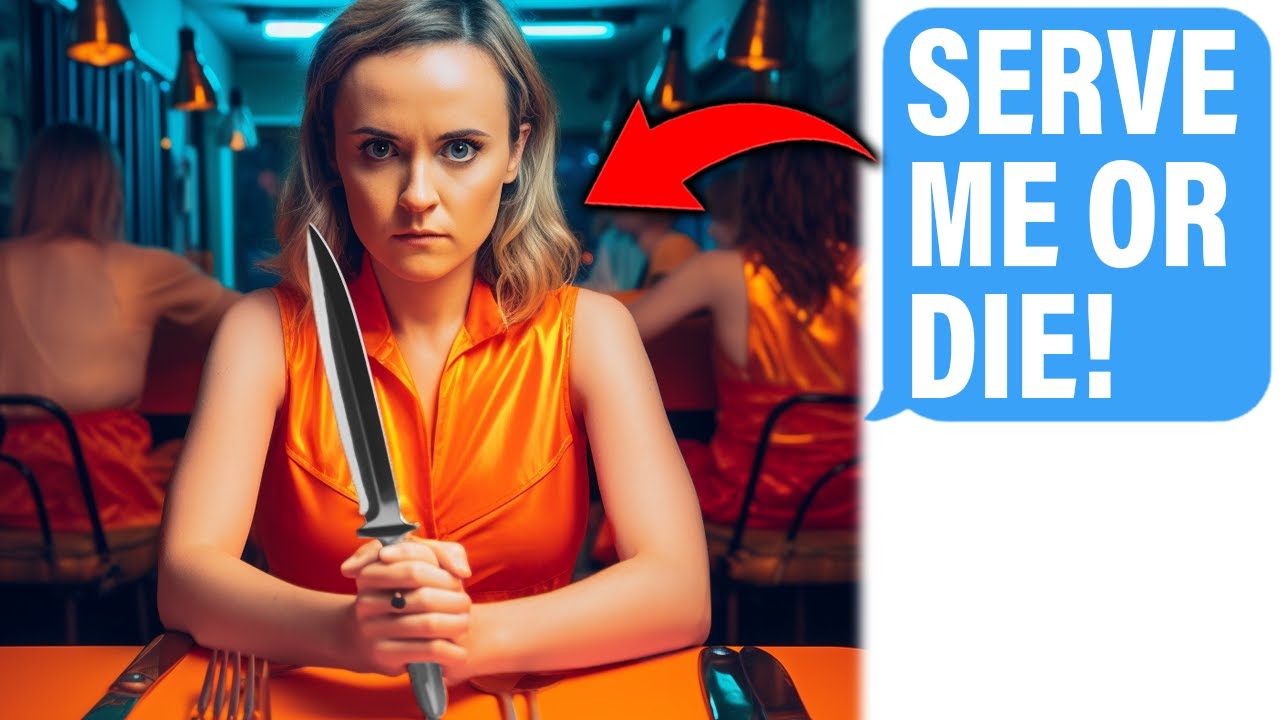 Karen Attacks Me At Steakhouse With Knife For Not Serving Her! I'm A Customer!