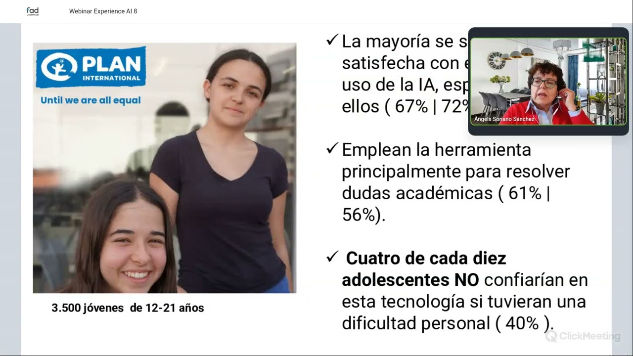 Webinar 8. Experience AI: 'Evaluar en tiempos de IA'  junto a Àngels Soriano.
