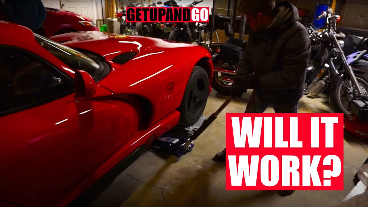 DODGE VIPER Gets Jacked Up