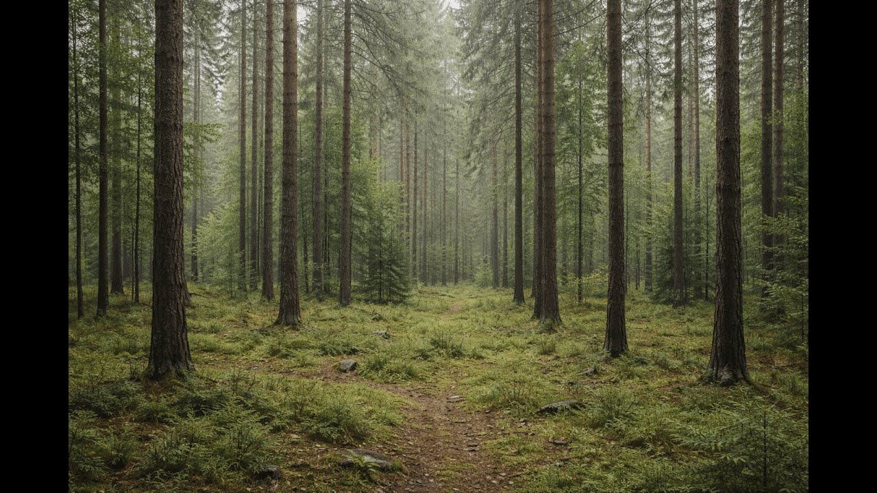 Gentle Rain in the Forest | Calm Sleep Sounds (No Talking)