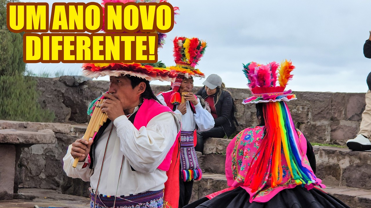 PASSAMOS o Ano Novo em uma ILHA  ANDINA no Peru