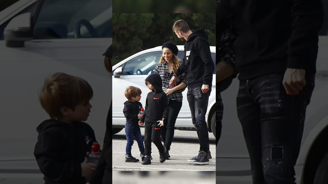 Shakira with her kids #celebrity #fashionstyle #celebrities #shakira #fashion #fashionicon #kids