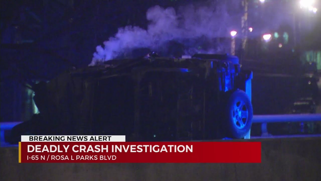 Deadly crash investigation on I-65 in North Nashville