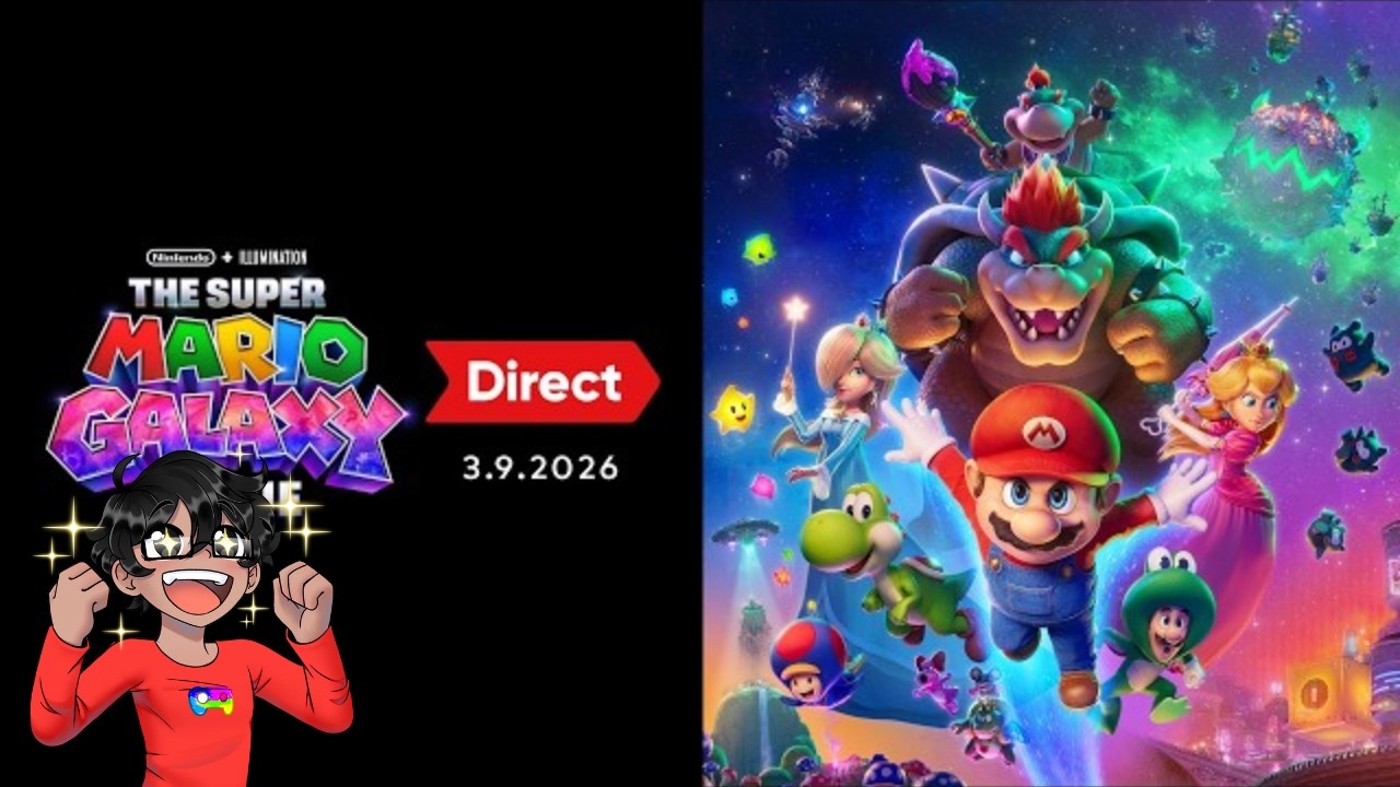 Reaction to the Mario Galaxy Movie Direct