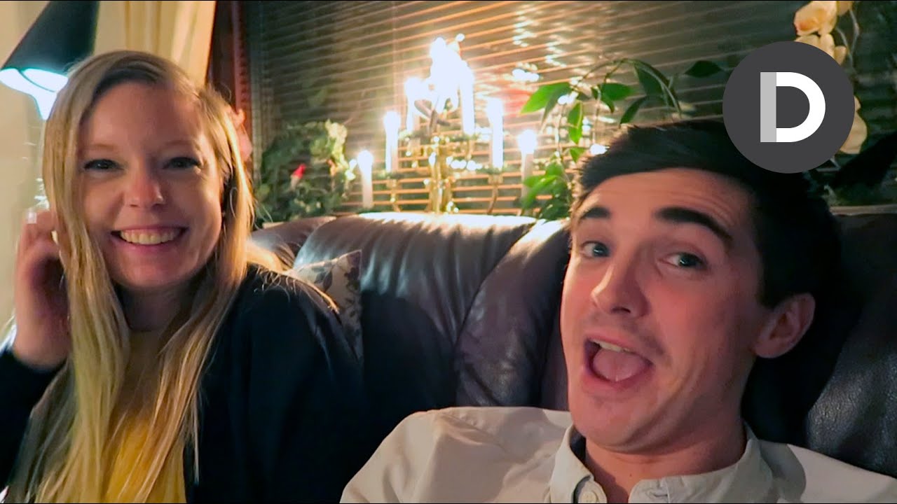 CHRISTMAS IN SWEDEN & MAX SUPRISE SANTA SHOWER! - VLOGMAS Day 24