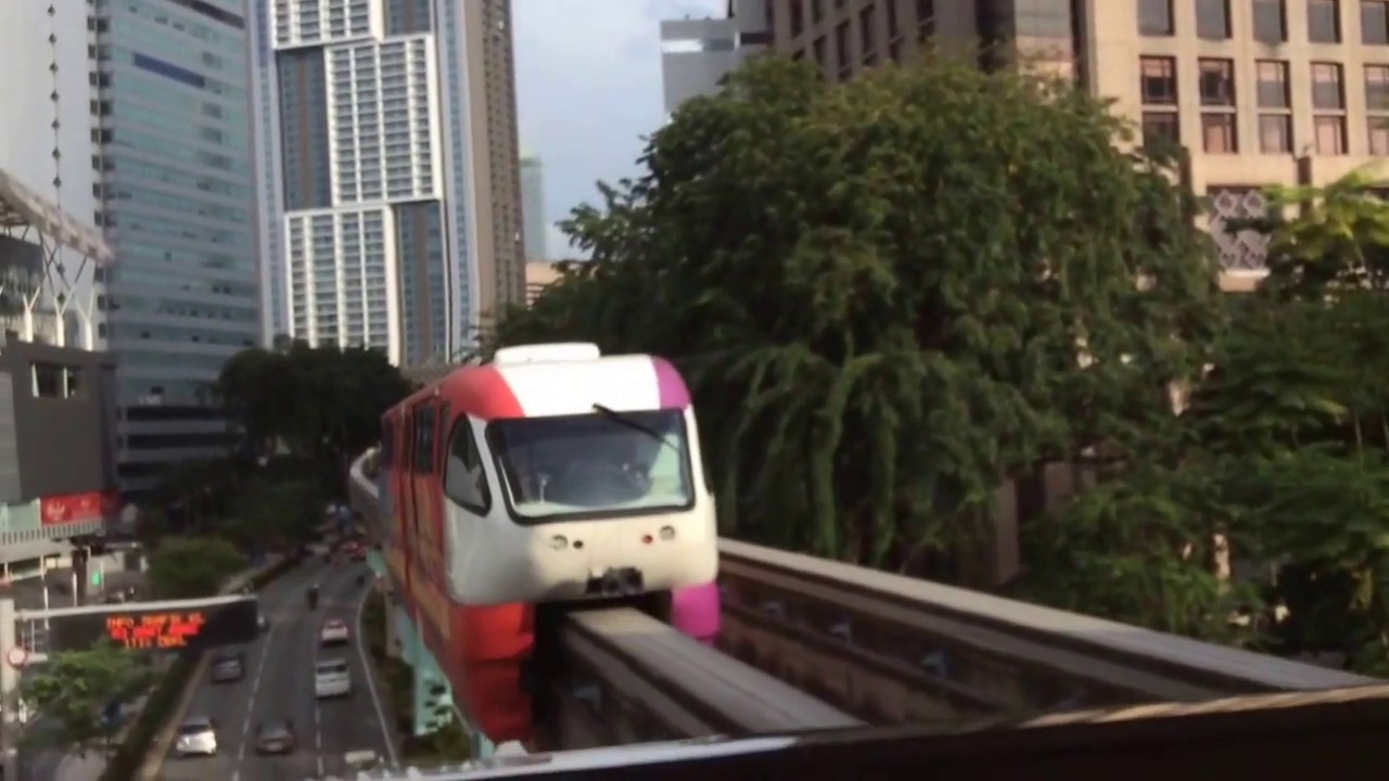 rapidKL Monorail (two car) (Titiwangsa - Medan Tuanku) [First Youtube Video]