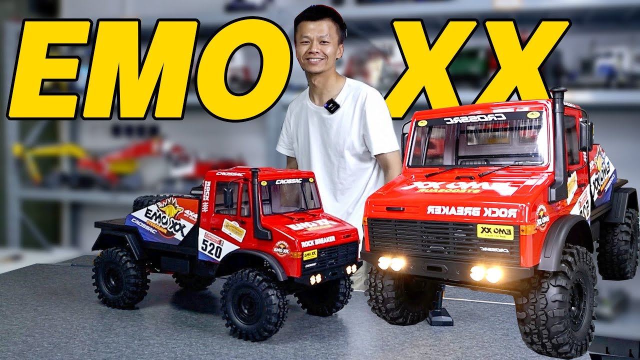 Подробный обзор внедорожного гоночного грузовика CROSS EMO XX 4x4, 2-скоростной, с портальным мос...