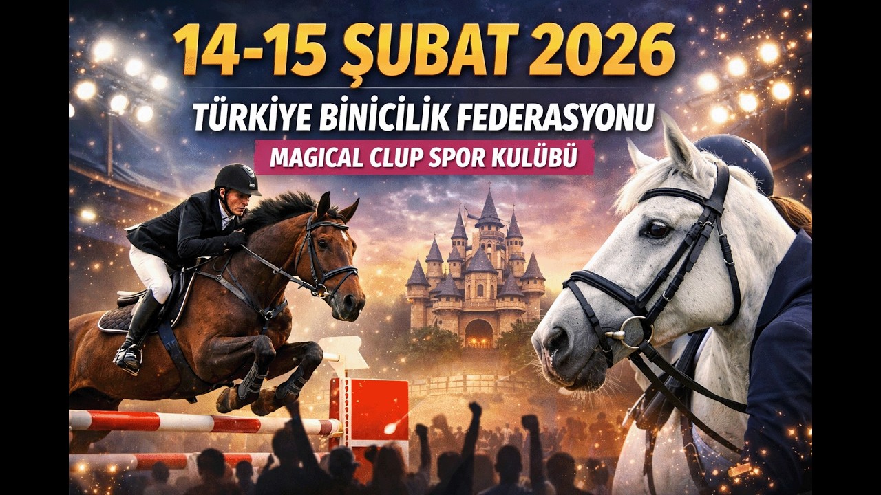14- 15 ŞUBAT 2026 T&Uuml;RKİYE BİNİCİLİK FEDERASYONUMAGICAL CLUP SPOR KUL&Uuml;B&Uuml;