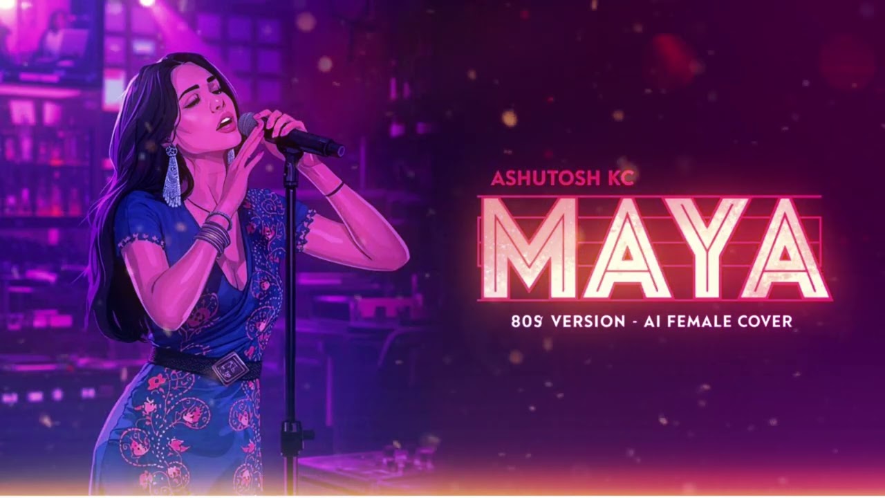 Ashutosh KC - MAYA - 80s Pop Version _ Ai Female Cover - Nepali Ai Cover