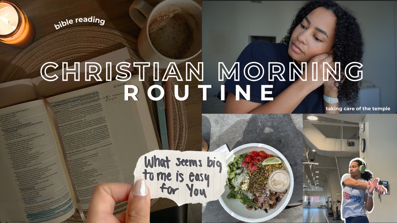 Christian girl morning routine | quiet time routine with God