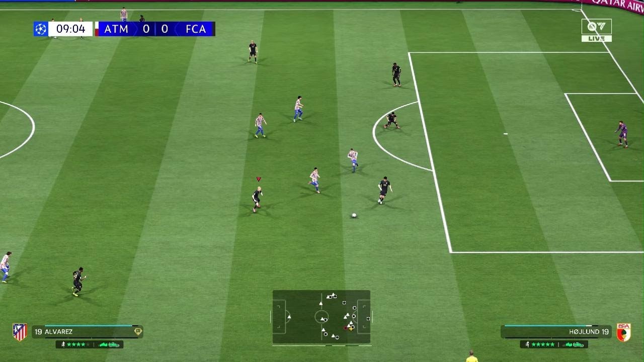 Augsburg Fc vs Atletico Madrid UCL Final Career Mode Season  5