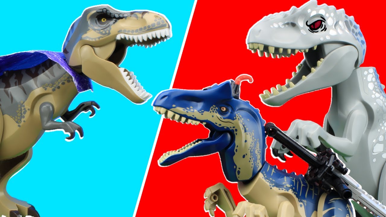 JURASSIC WORLD Lego Stop Motion | SUPER T-REX | Reptibian Bricks