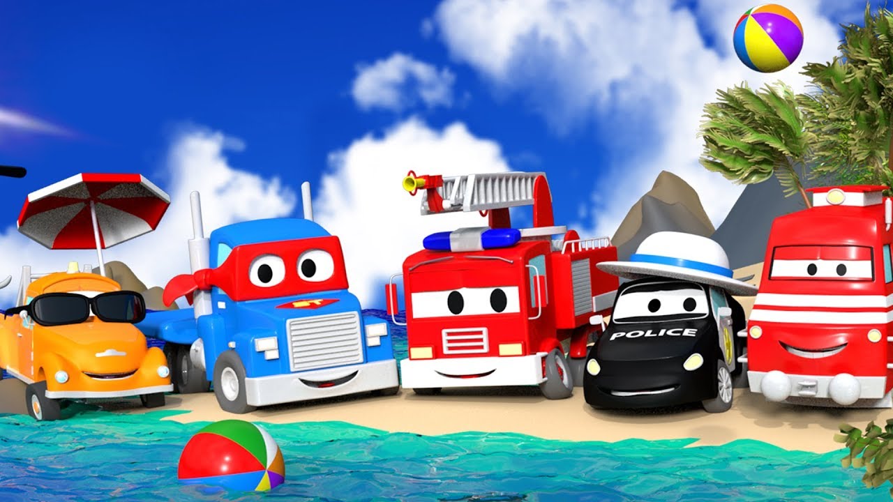 Car City hat Ferien ☀ Die Sommer Folgen  ⛵ Tom, Carl, Mat und Troy am Strand !!! ♒