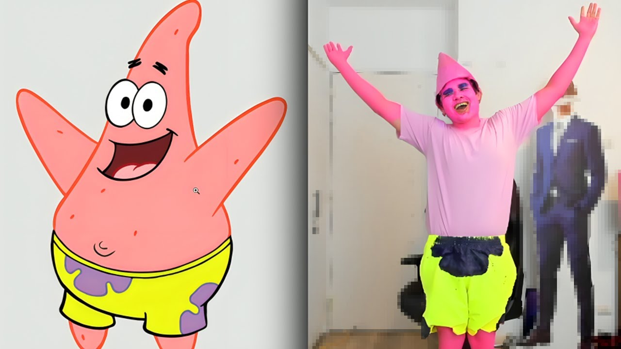 cosplay de patricio estrella