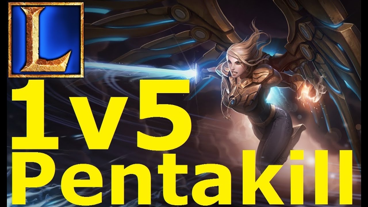 Kayle 1V5 PENTAKILL - League of Legends