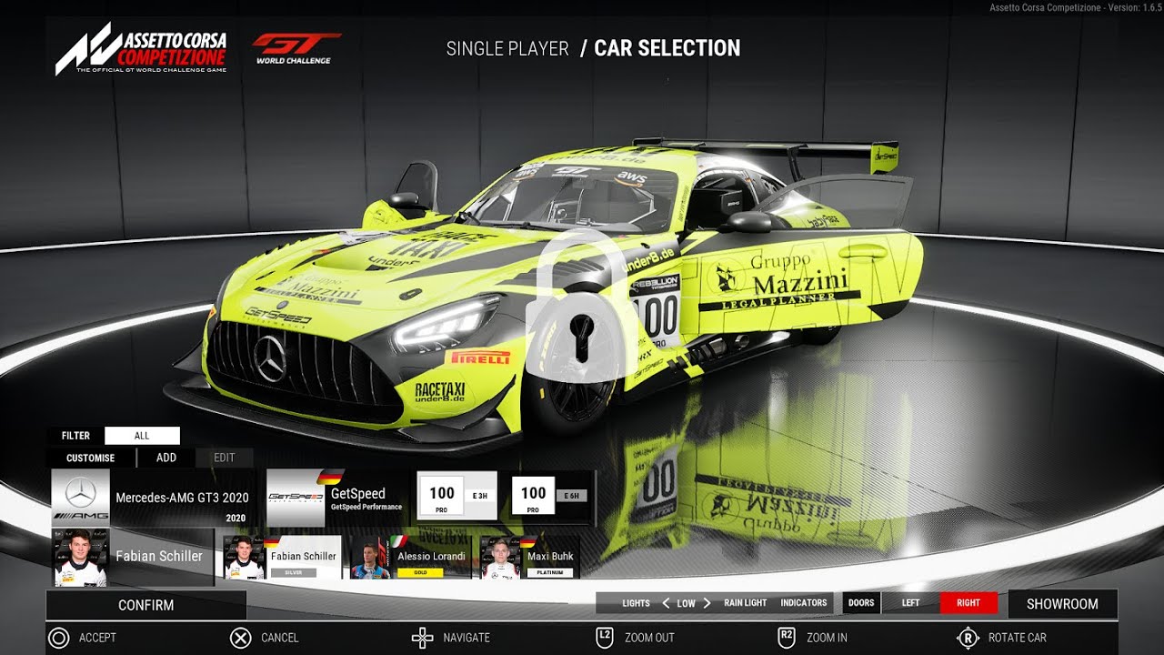 Assetto Corsa Competizione PS4 | All New Car GT3 2020 GT World Challenge Pack [4K]