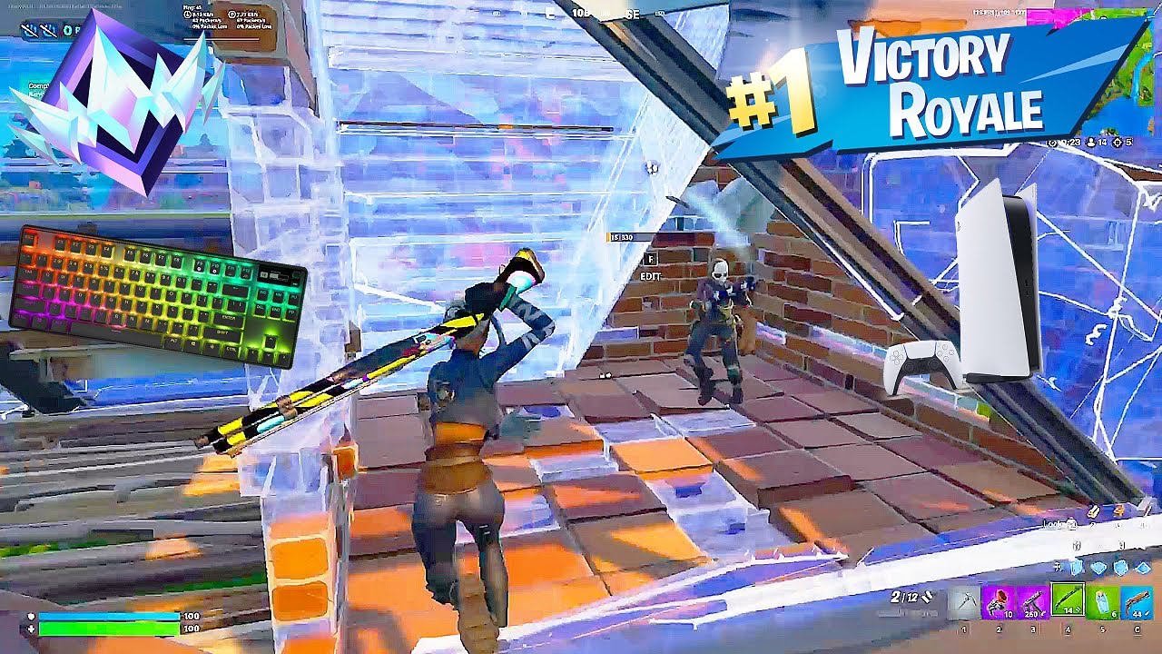 Fortnite Ranked Reload on Ps5 | Keyboard & Mouse Gameplay | 120 FPS