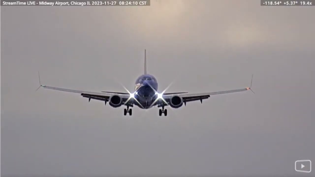 Chicago - Midway International Airport Live cam View| Relaxing Music | World Live Streams