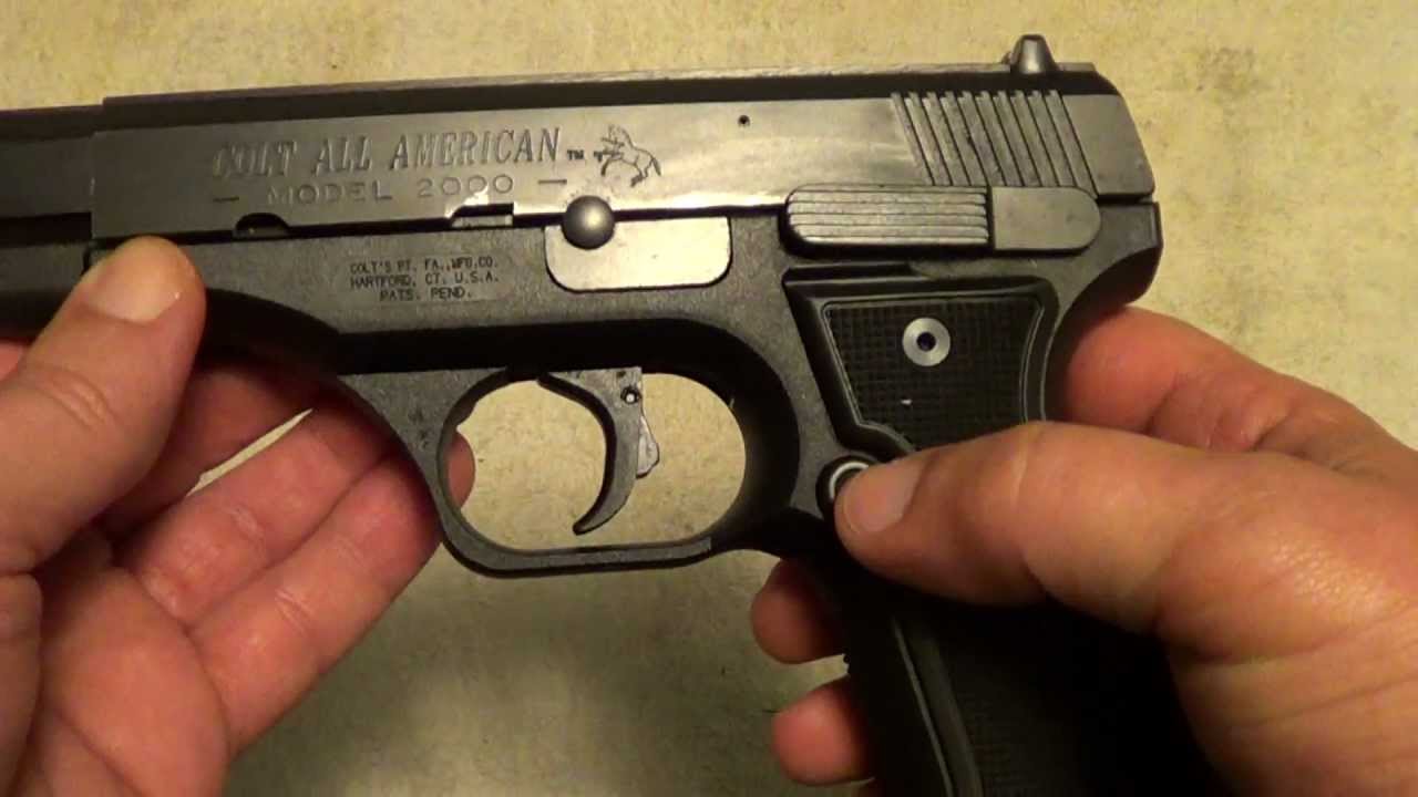 Автоматический пистолет Colt All American 2000 калибра 9 мм