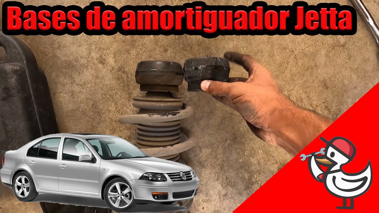 ¿Cómo cambiar las bases de amortiguador? Jetta A4/clásico