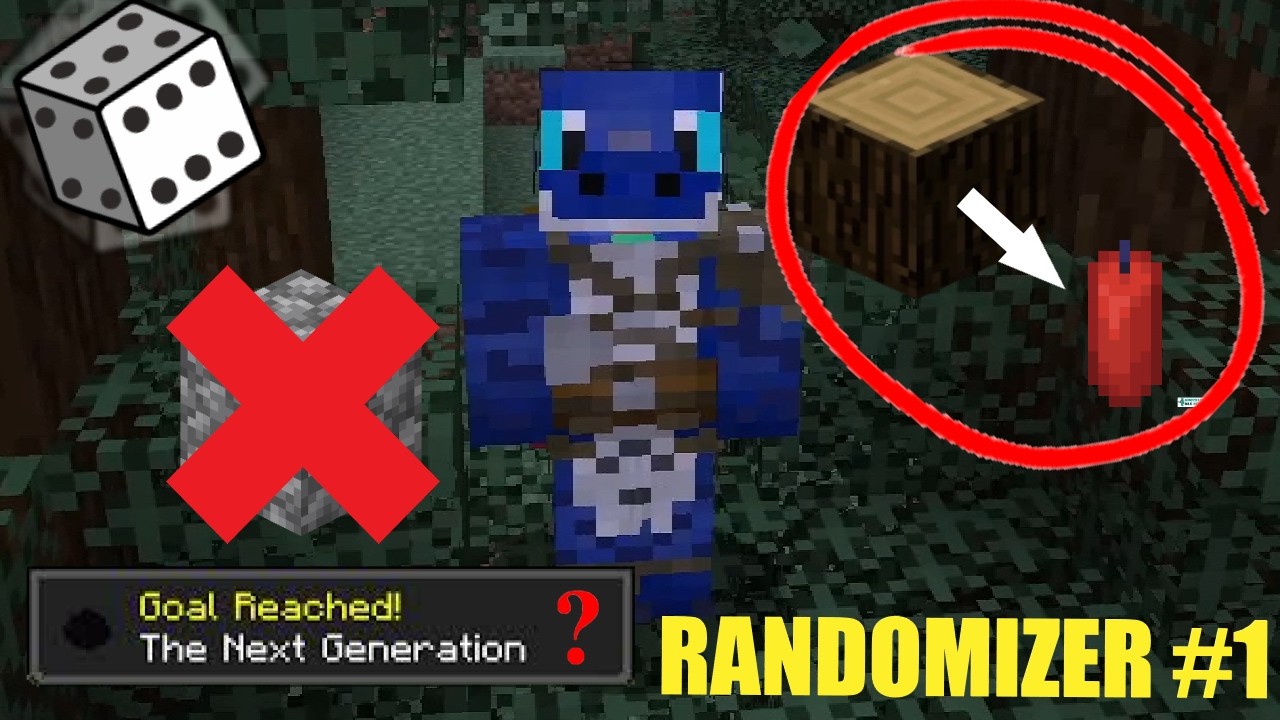 A DIFFICULT CHALLENGE | Minecraft: Randomizer - Episode 1