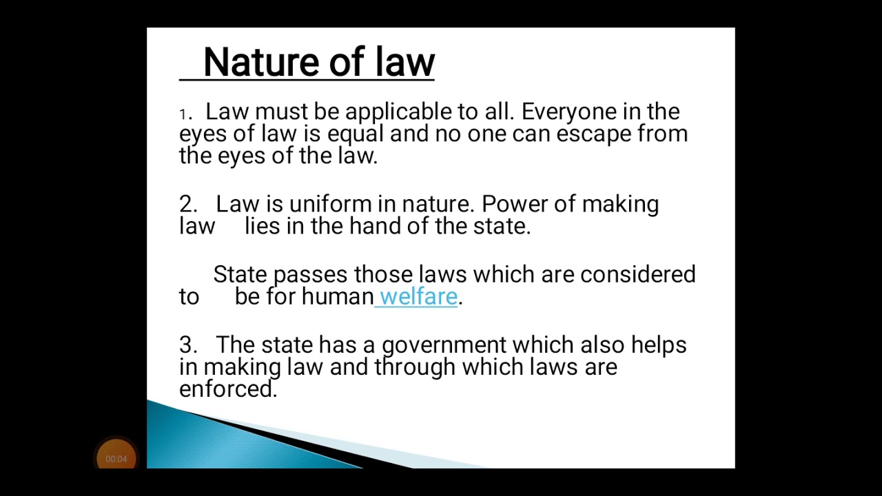 BR part 3( Nature of Law)