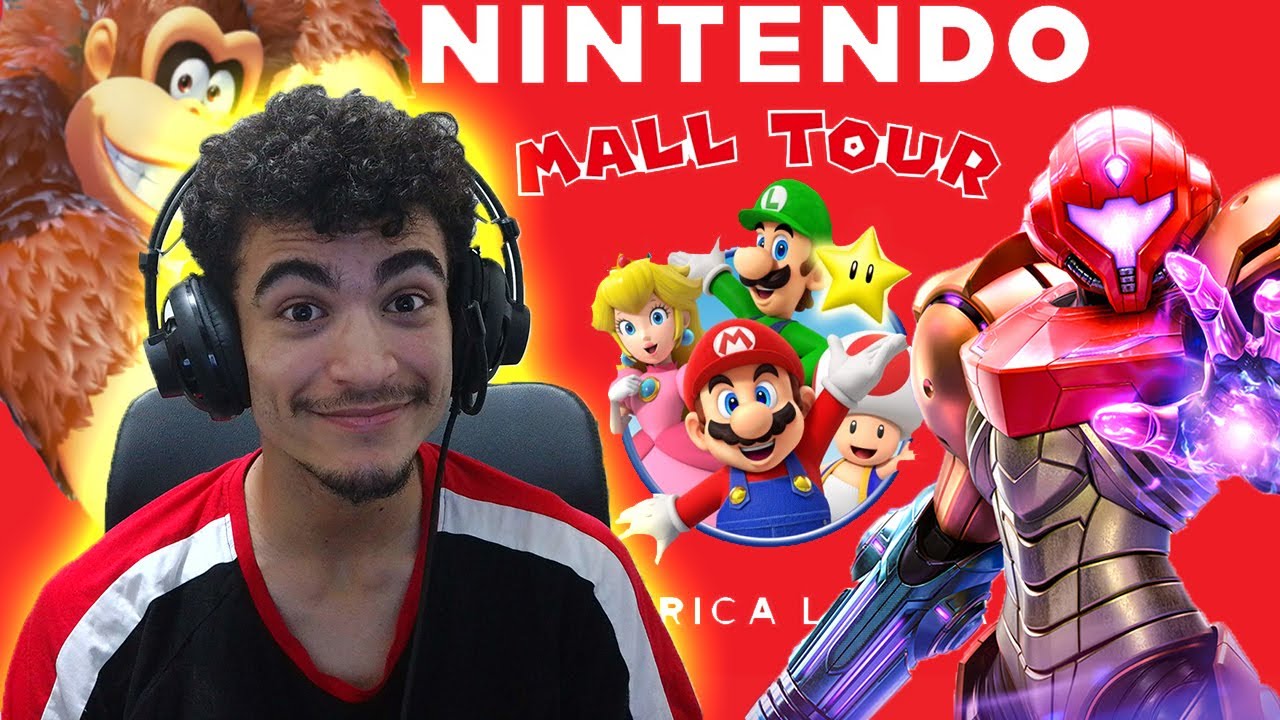 Testei o SWITCH 2 e Games maneiros! Minha Experiência no Nintendo Mall Tour.
