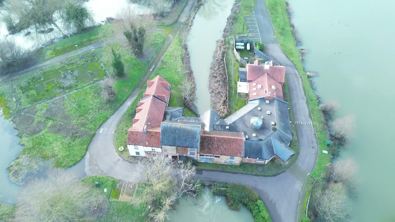 Billing Aquadrome is slowly being FLOODED | Nene Valley Drone Update. 