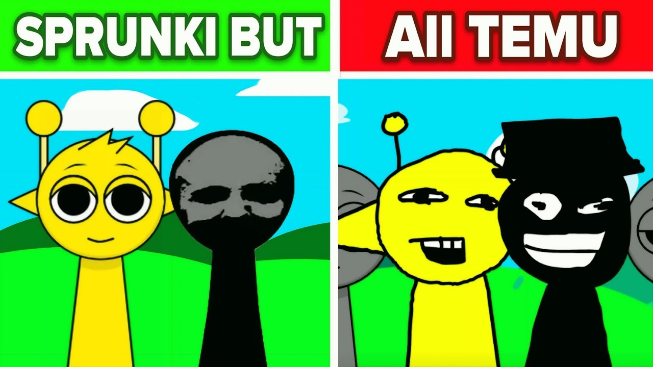 Incredibox Sprunki But All TEMU Version | Normal Vs Horror (NEW MOD)