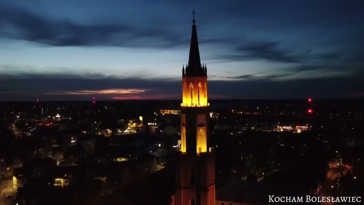 Bolesławiec z lotu ptaka, kwiecień 2024r.