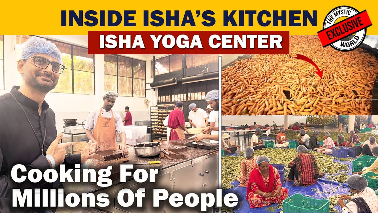 🔴EXCLUSIVE! | Inside Isha's Kitchen | Maha Annadanam | Isha yoga Center