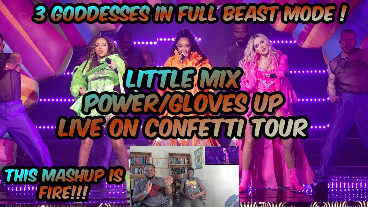 This Mashup Is 🔥😱 | Little Mix Power/Gloves Up 💪🏽🥊Live (Confetti Tour) | JoCurKRAZE reacts 🎯💯