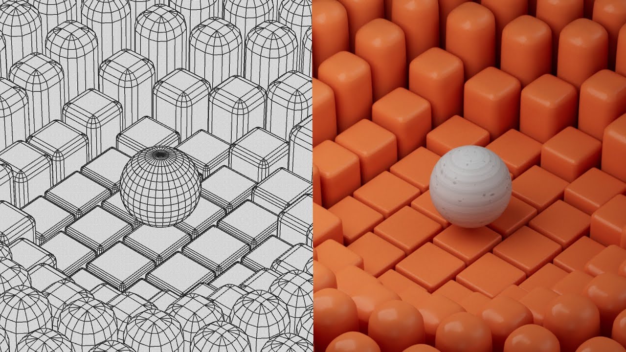 TUTORIAL | Make this Dynamic Abstract  Scene in Cinema 4D ⚡[ In JUST 5 MIN ! ]⚡