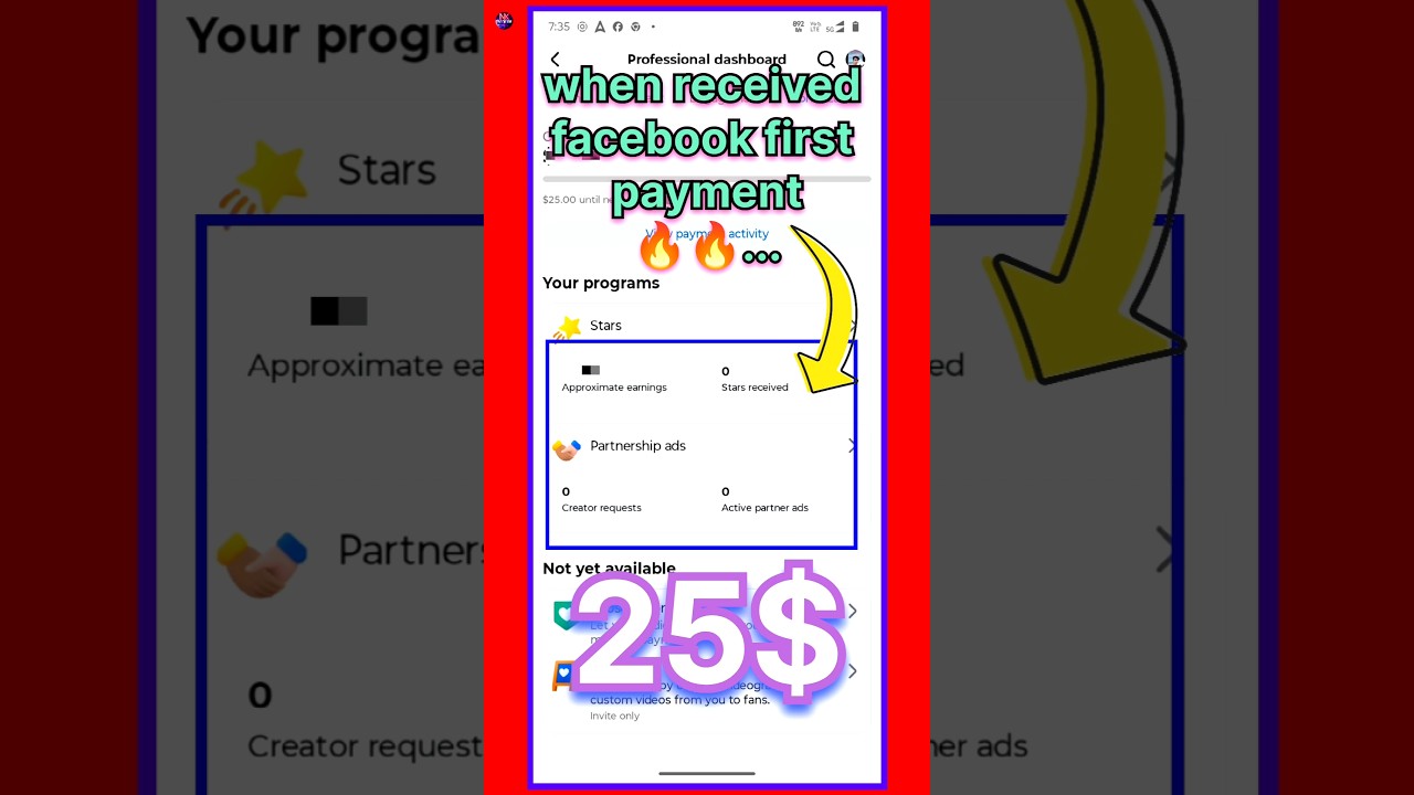 when received facebook first payment ? #facebook #payment #firstpaymentvideo #contentmonetization