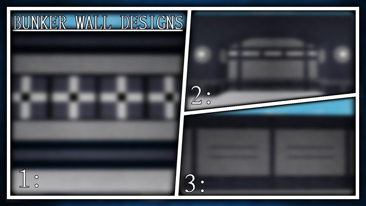 🛠️ - 3 Bunker Wall Designs! | Piggy Build Mode