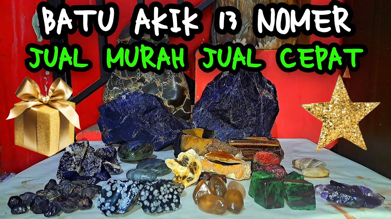 BATU AKIK 13 NOMER JUAL MURAH JUAL CEPAT WA 085781995551