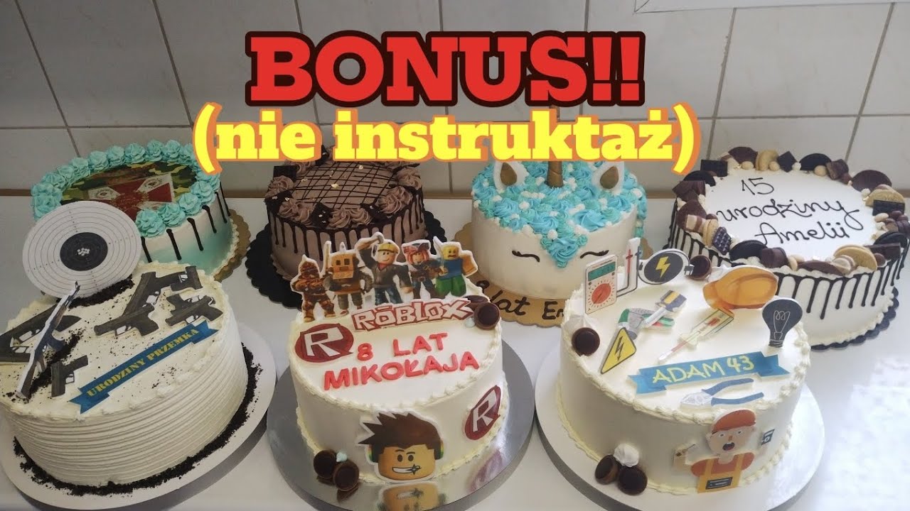 37. BONUS!! Film na prośbę widzów, czyli prosta dekoracja tortu od A do Z po mojemu🍰♥️